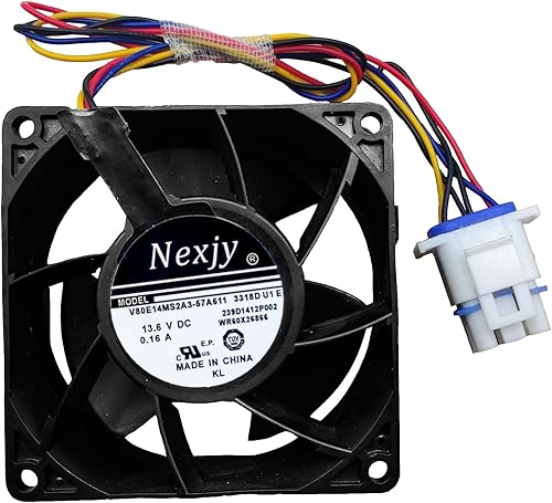 OEM WR60X26866 - Motor de ventilador evaporador de refrigerador apto para motor de ventilador de refrigerador, reemplazo del motor del ventilador