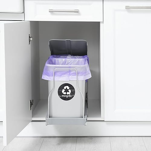 Miniatura 4 de Imanes rústicos de reciclaje de basura para basura de cocina y papelera de reciclaje, imán de símbolo de logotipo de bote de basura de granja, imán