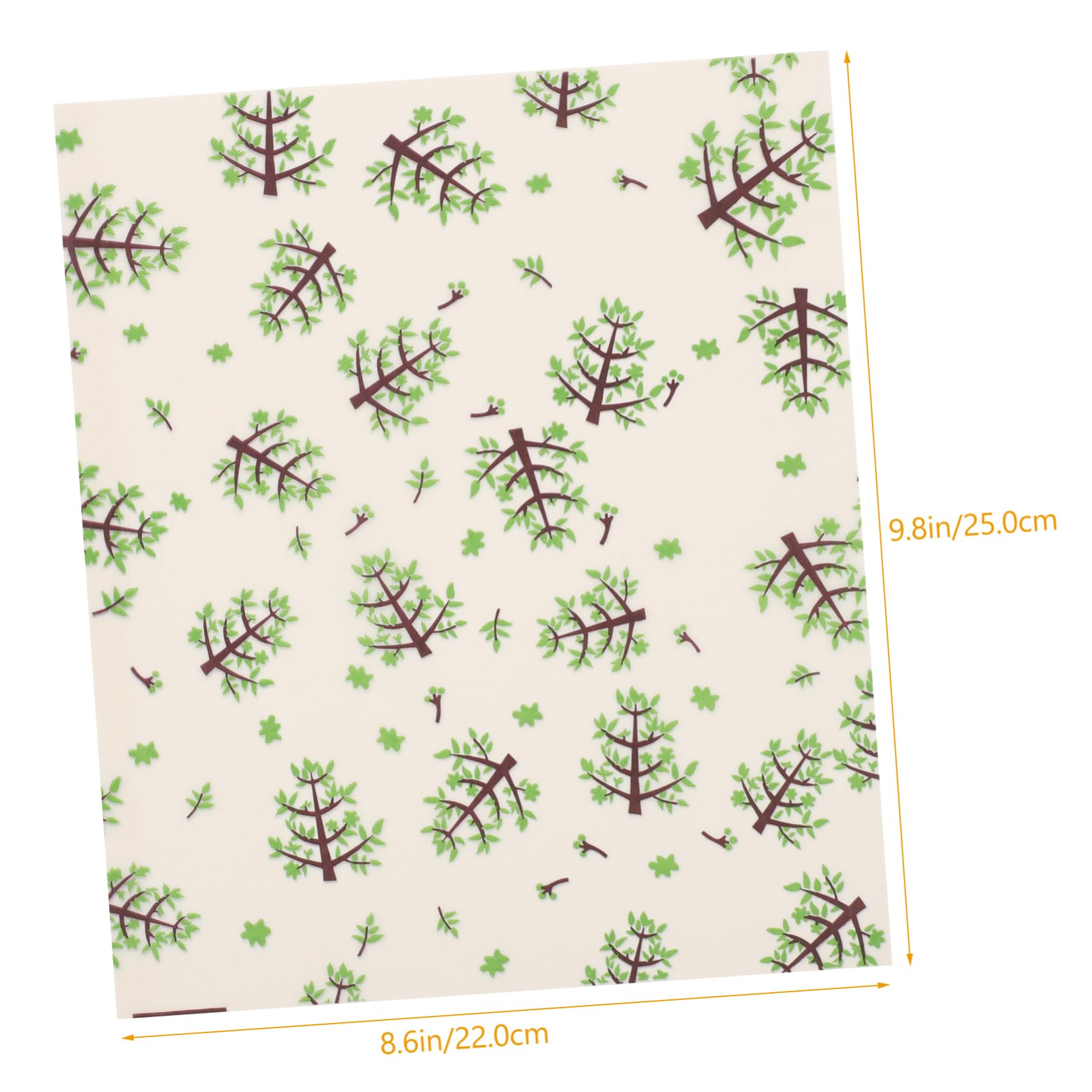 OFFSCH 50Sheets Food Paper Wraps Grease Resistant Sandwich Wrapping Paper Versatile Baking Food Wraps for Home Parties and Picnics Stylish Design for Desserts Cookies and Snacks