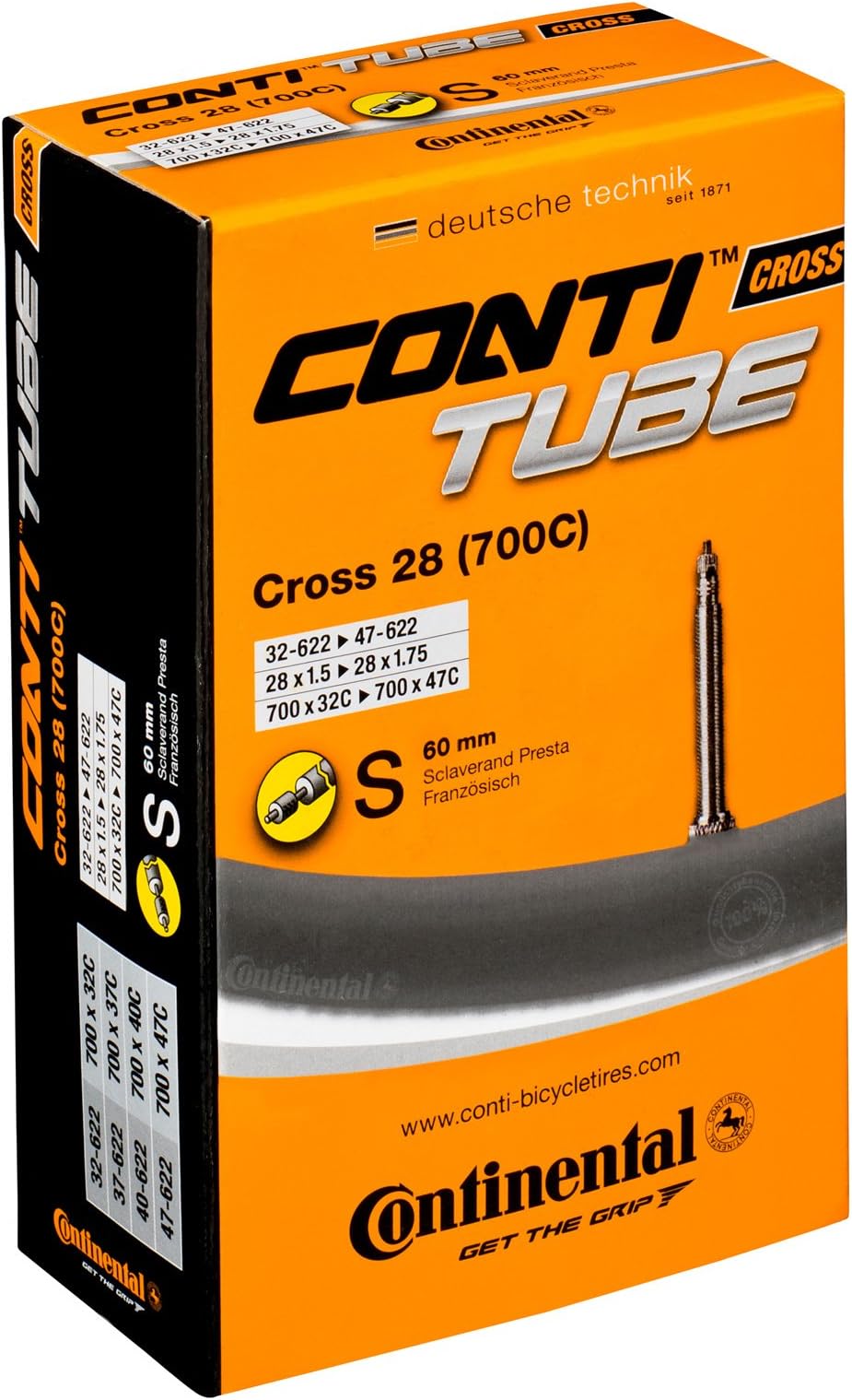 Continental MTB Tubes Bike Parts