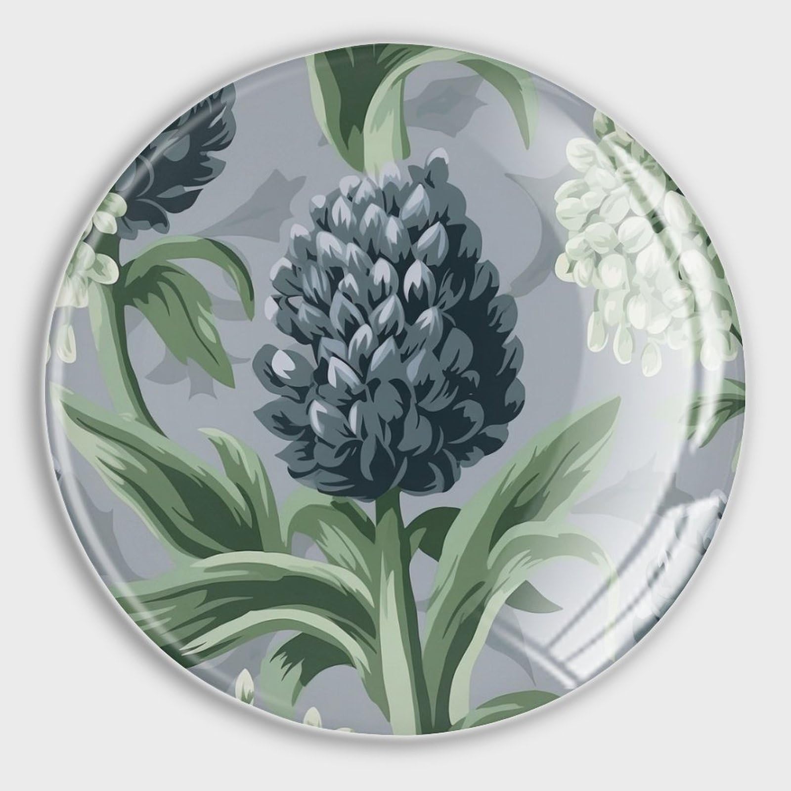 Imanes fuertes para pizarra blanca y cocina Chinoiserie: fija notas con diseño floral verde