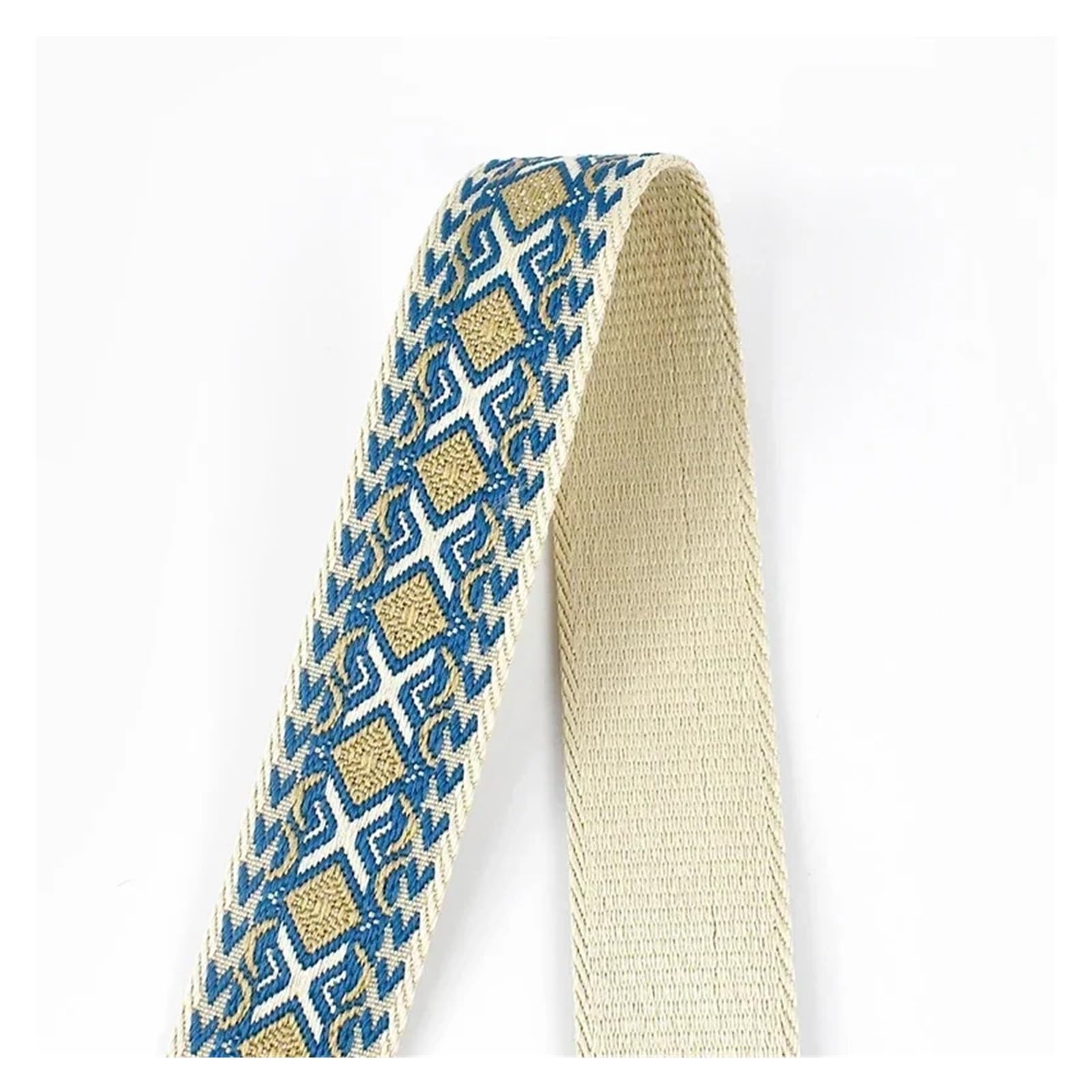 1-5Meters 38/50mm Jacquard Webbing Tape 1.8mm Thick Bags Strap Ribbon Band for Sewing Clothing Luggage Belt Material Accessories(11-38mm,3Meters)