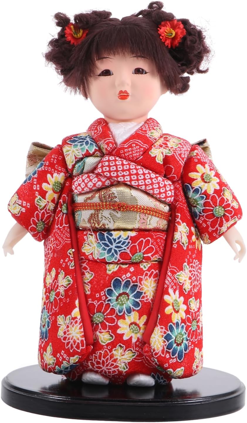ABOOFAN Handcrafted Hinamatsuri Doll Dress Authentic Japanese Kimono Soft Material