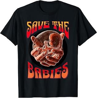 Pro Life Hippie Save Baby Pro-Life Generation Anti-Abortion T-Shirt