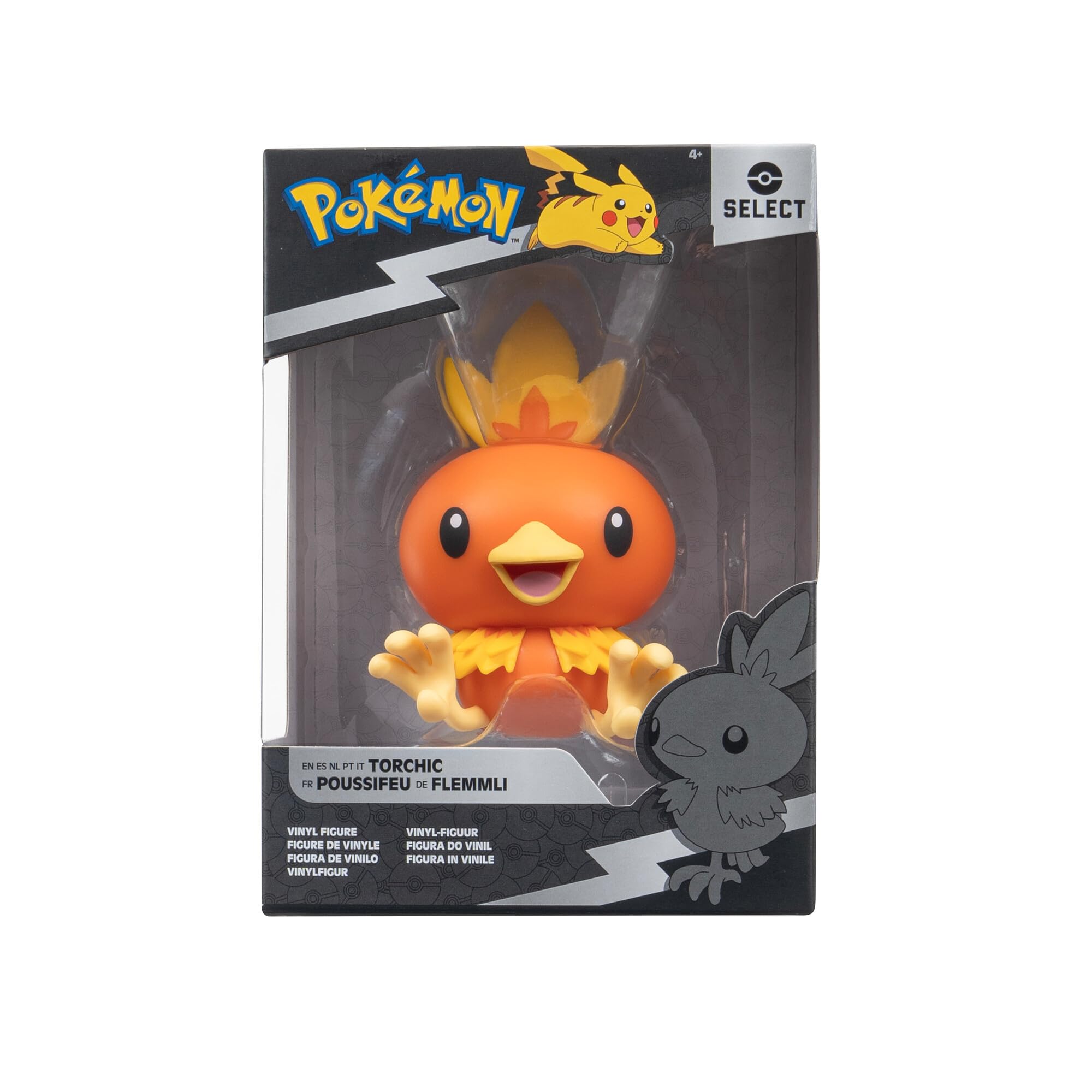 Pokémon PKW3434 Squirtle Select Figure-10 cm Figure Made of Vinyl, Multi-Colour
