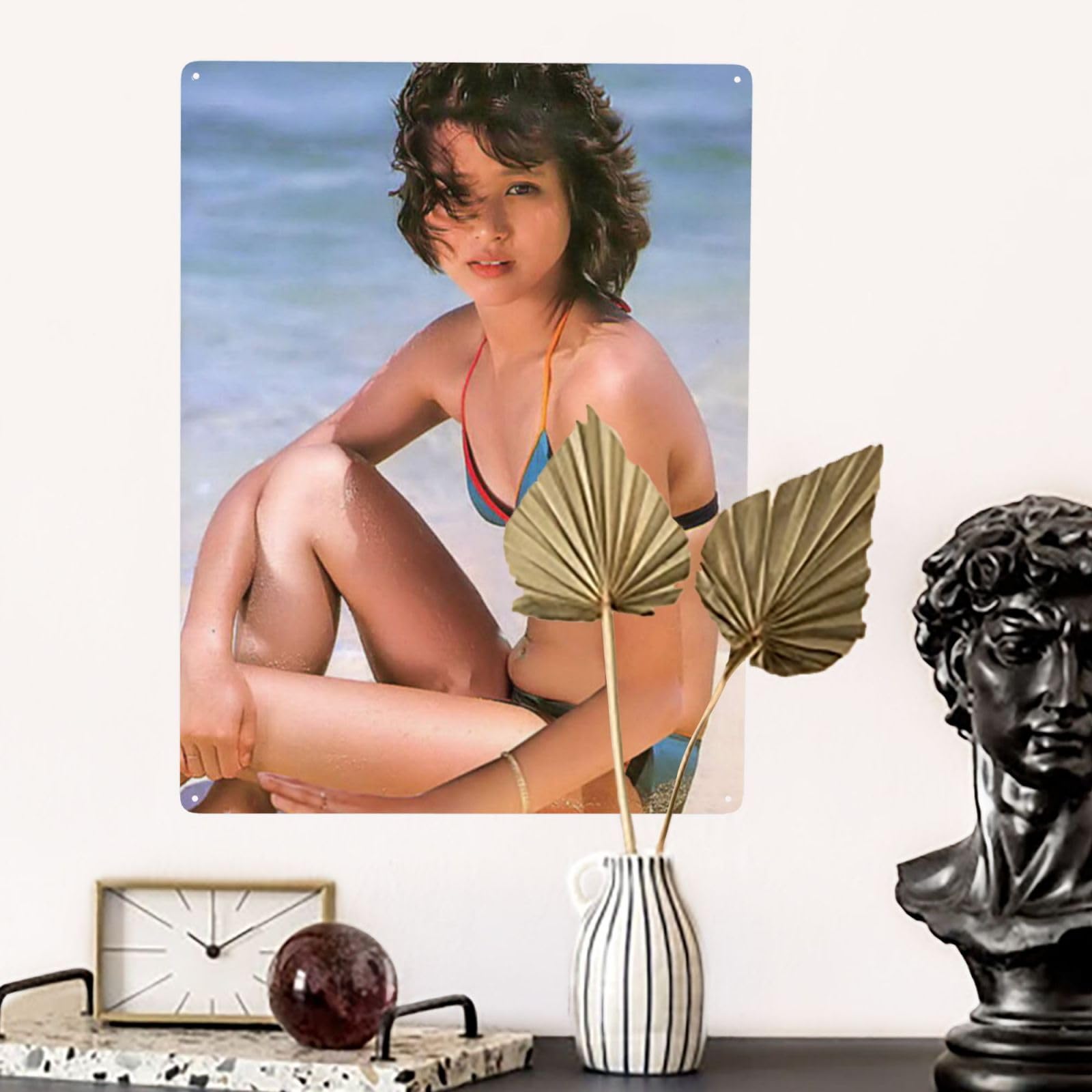 Amazon.co.jp: Seiko Matsuda Metal Poster Cafe Tin Decorative Wall