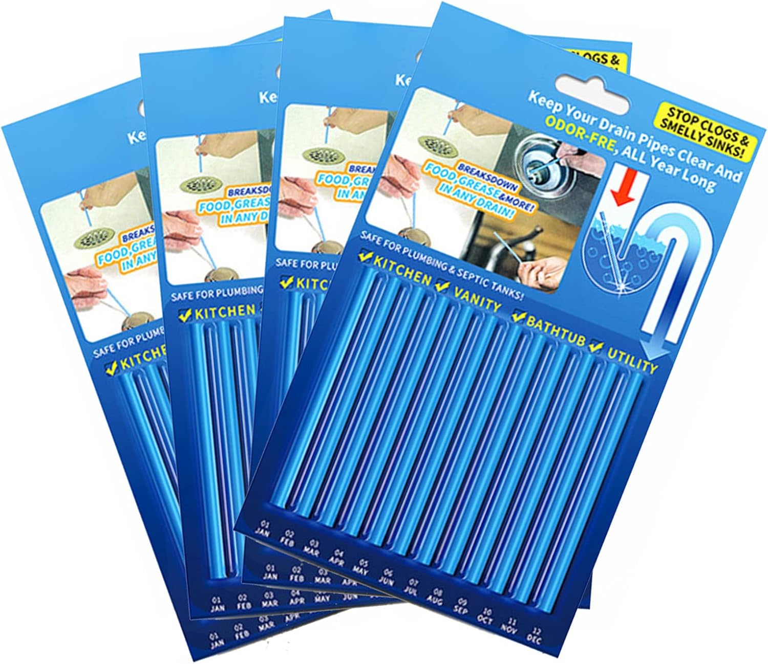 48 Pack Drain Sticks Drain Stix Drainstix Drain Uganda Ubuy