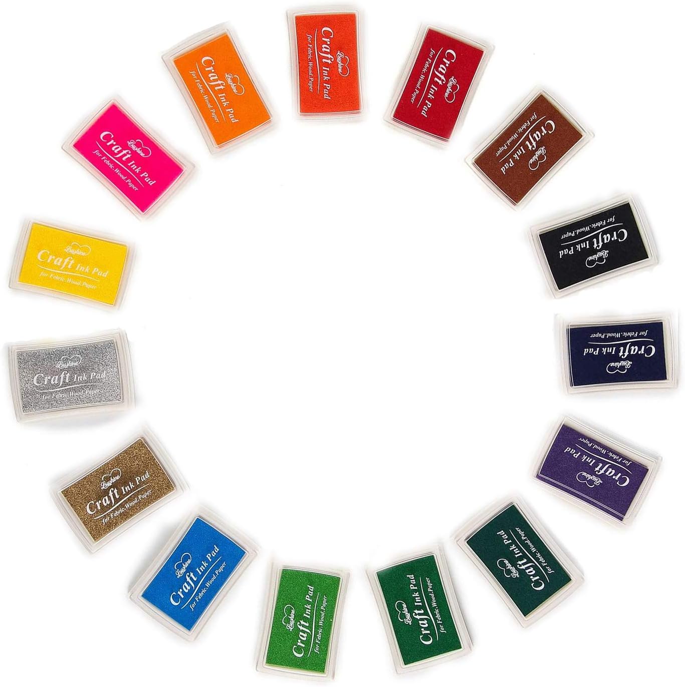 Ralaland Ink Pads Set Fingerprint Ink pad NonToxic for Rubber Art