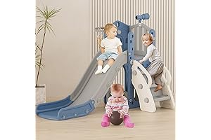 Glaf Toddler Slide 5-in-1 Indoor Climbing Toy