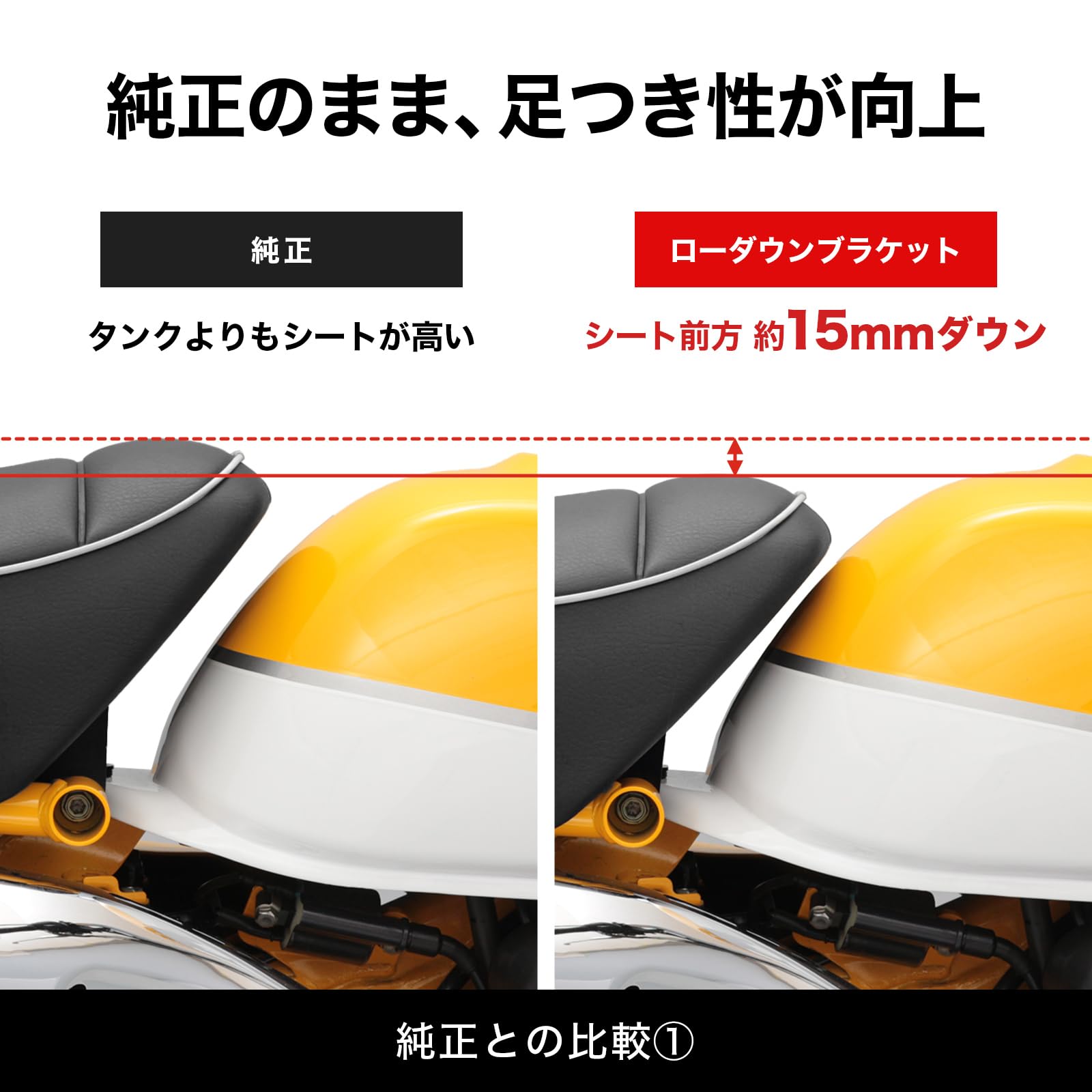 ☆いしモンキーアウターカット ＆ライステ15mmダウン ブラストサフ仕上げ Amazon | エンデュランス (ENDURANCE) バイク ローダウン ブラケット