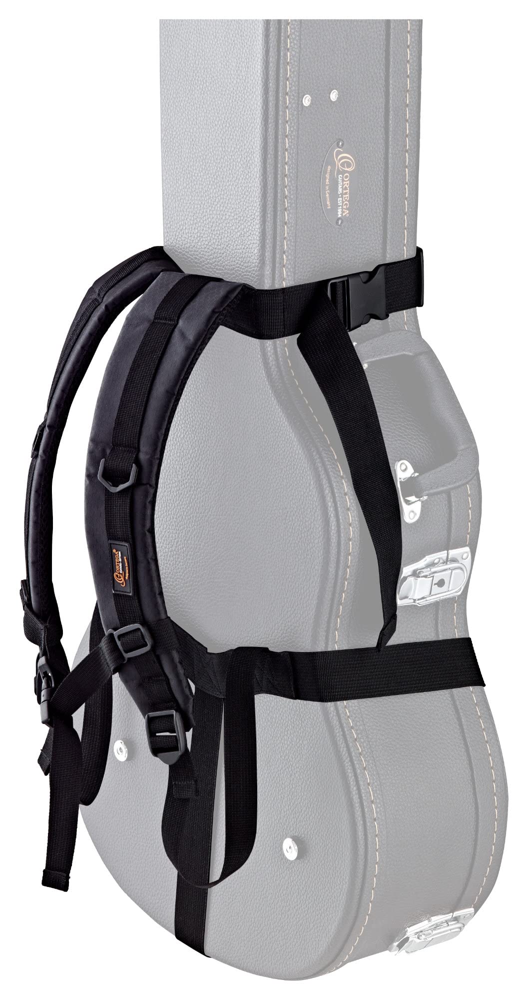 Ortega OCCSTD-BU Étui pour guitare classique avec sangle arrière