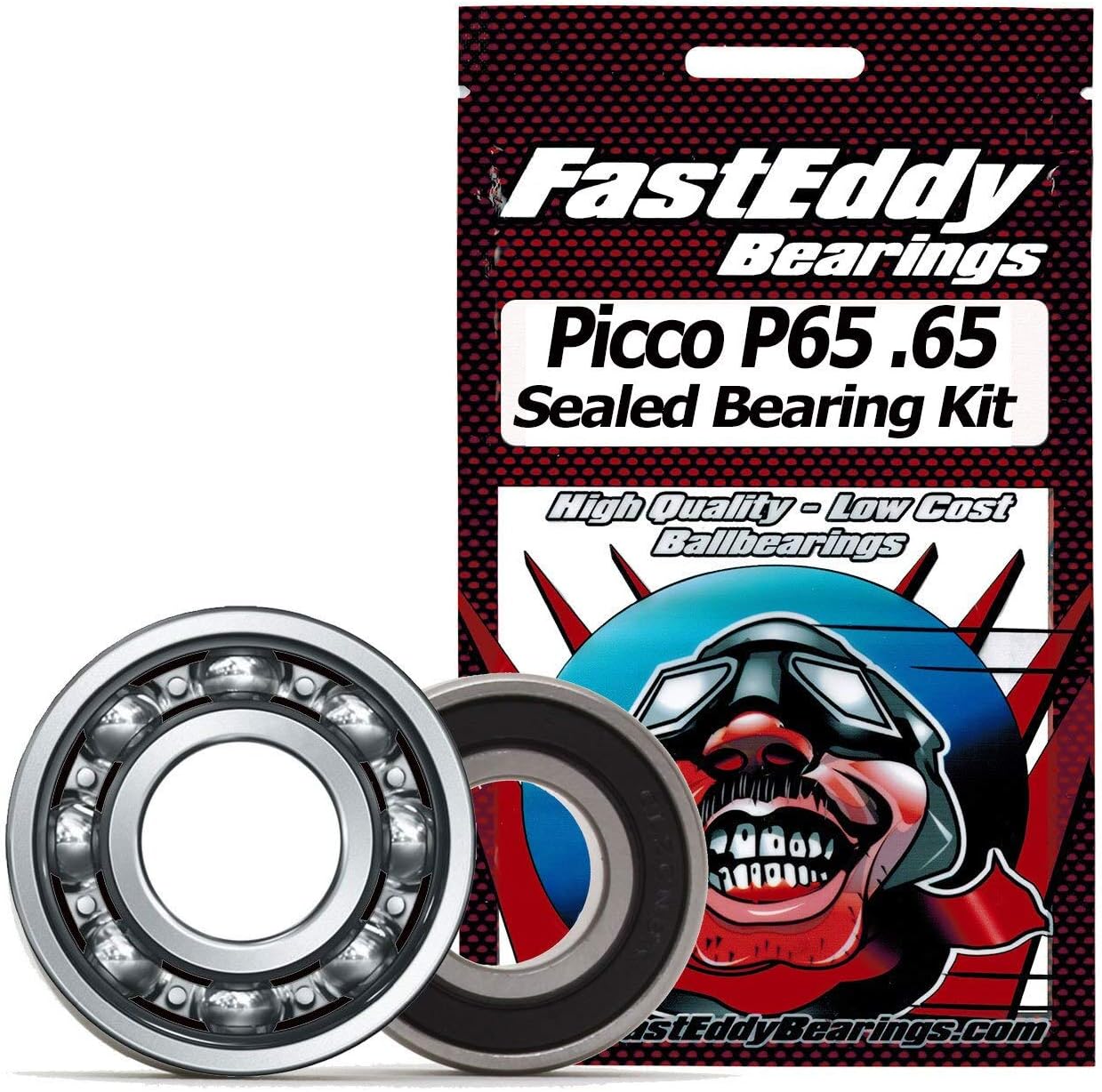 FastEddy BearingsCompatible with Picco P65 .65 Sealed Bearing Kit