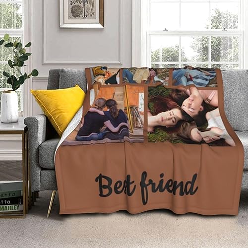 Miniatura 3 de Dipopizt Manta personalizada con foto, manta personalizada con texto, manta personalizada para sofá, manta personalizada para Navidad, novio, papá,