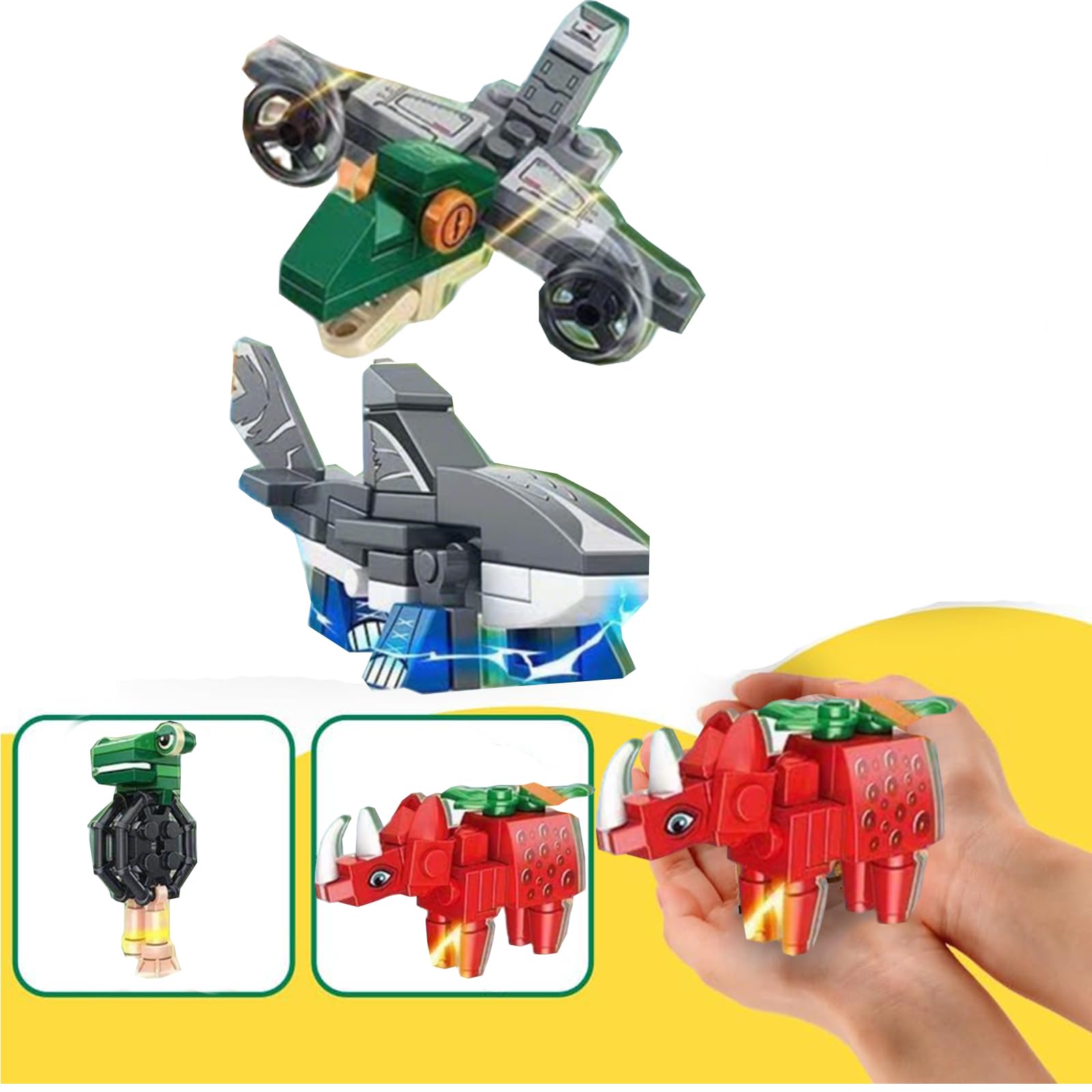 8PCS Italian Brainrot, 8 Boxes Mythical Creatures Building Blocks, Creative Assembly Collectible - Image 3