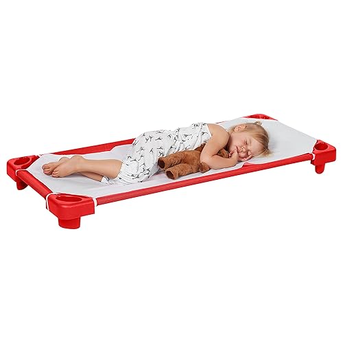 Miniatura 11 de ECR4Kids - Cama apilable para niños, para el cuidado diurno Rojo,Verde,Arena,Amarillo,https://www.amazon.com/dp/undefined