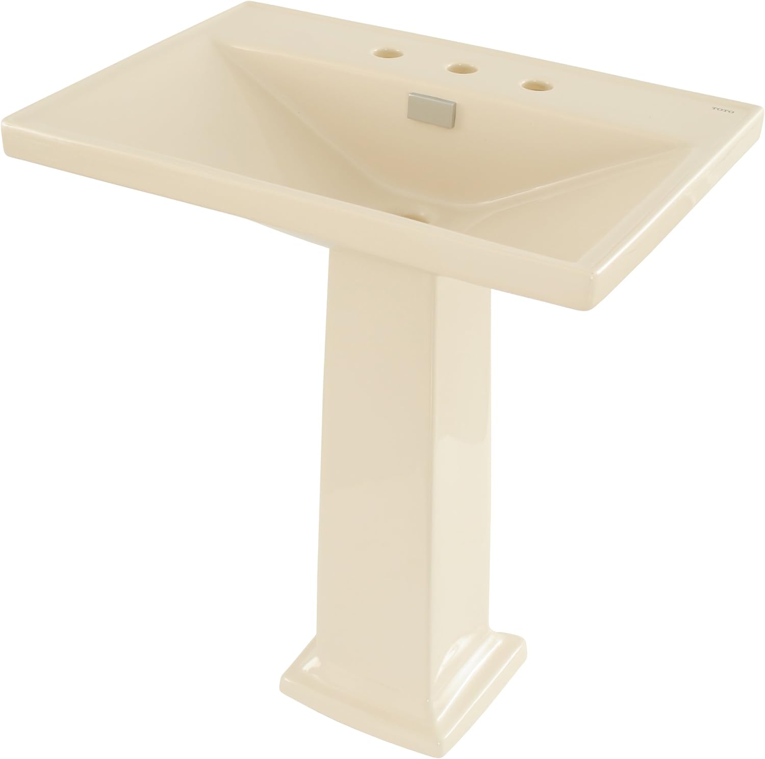 TOTO LPT930.8#03 Lloyd Lavatory and Pedestal with 8-Inch Centers, Bone