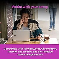 Vista 8 de Wacom CTL4100 Intuos - Tableta de dibujo con 3 programas de software incluidos, 7.9 "x 6.3", color negro.