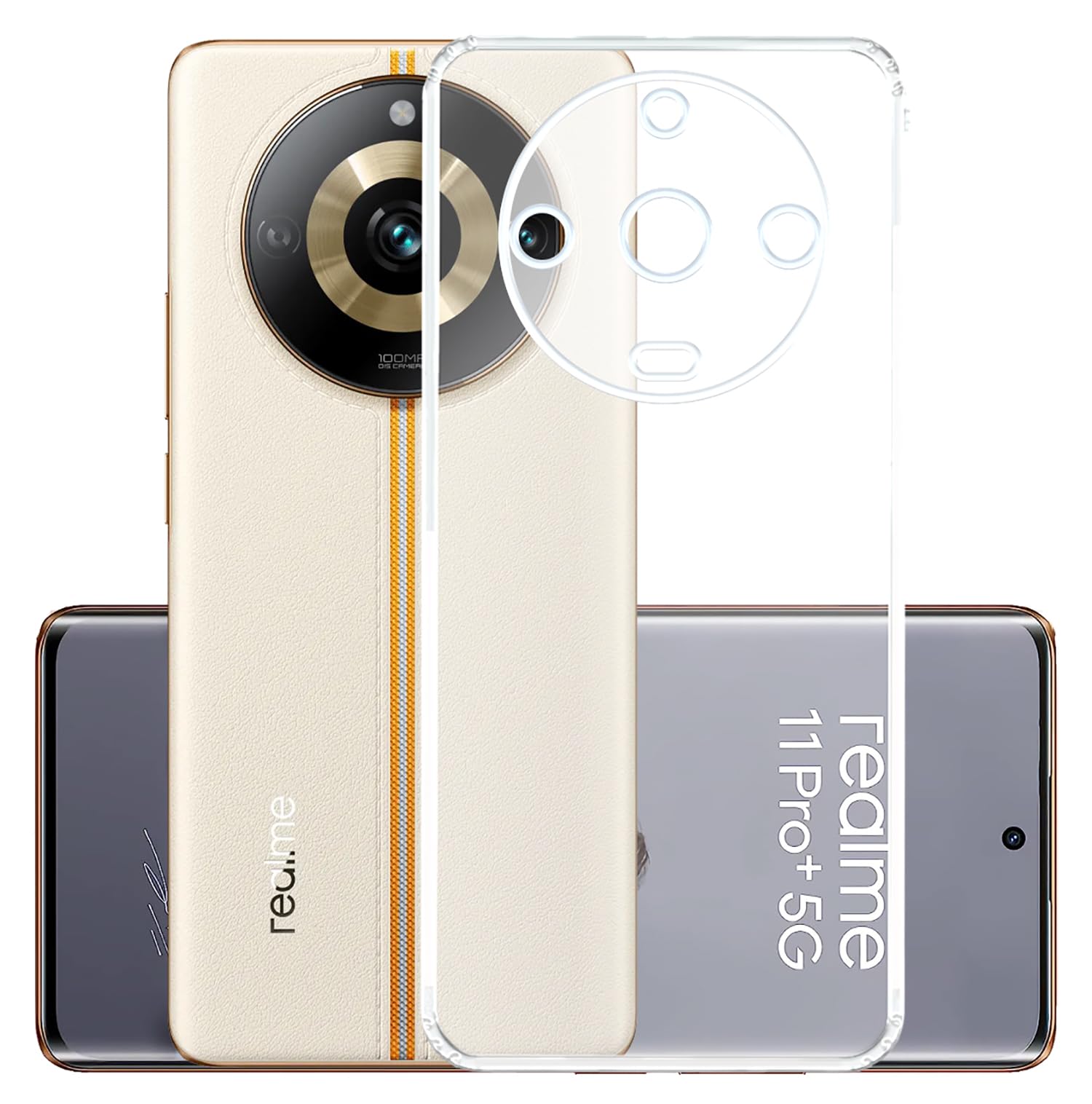YOFO Back Cover for Realme 11 Pro / 11 Pro Plus (5G) (SlimFlexible|Silicone|Transparent|Camera Protection|DustPlug) (B0CM5VNW76) Amazon Price History, Amazon Price Tracker