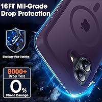 Vista 156 de MOCCA - Funda magnética resistente para iPhone XR de 6.1 pulgadas, compatible con MagSafe, funda con protección contra caídas de grado militar