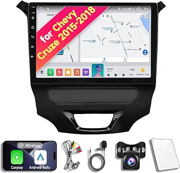 Android 14 Car Radio Stereo for 2015-2018 Chevrolet Chevy Cruze, 9 Inch Touch Screen Head Unit with Wireless CarPlay Android Auto, GPS Navigation Bluetooth WiFi 5G DSP SWC Backup Camera