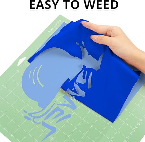 Miniatura 9 de HTVRONT Paquete de 14 vinilos de transferencia de calor HTV  Rollos de vinilo HTV de 12 pulgadas x 3 pies, vinilo HTV para Cricut, vinilo fácil de