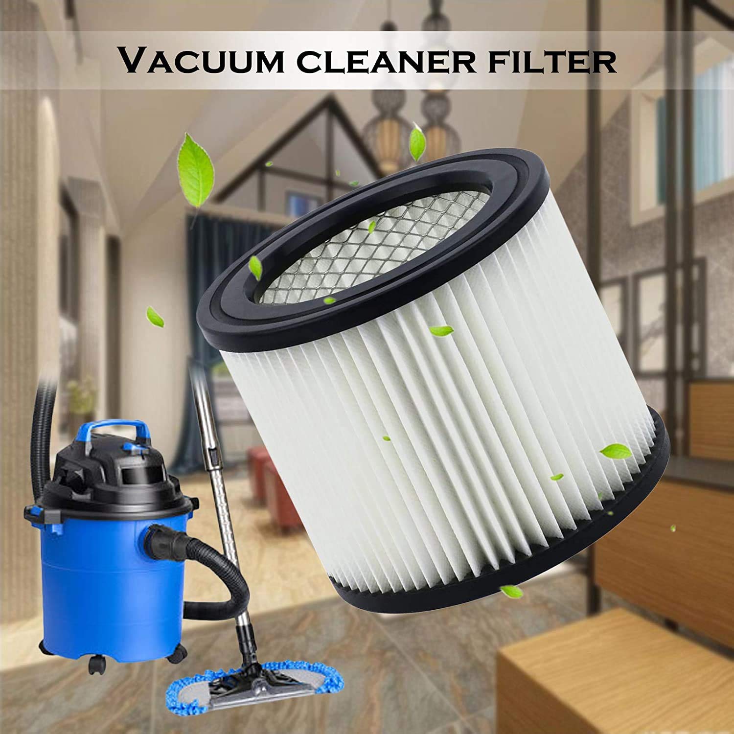 HEPA Lot de 4 filtres de rechange pour aspirateur Hangup Wet/Dry 90398, 903-98, 9039800, 903-98-00