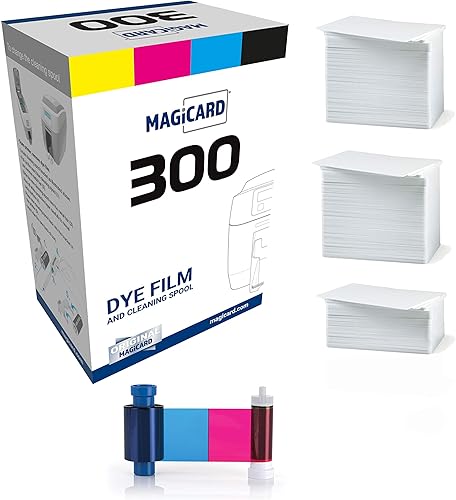 Miniatura 6 de Magicard 300 Single Printer MC300YMCKO Color Ribbon - YMCKO - 300 Impresiones con tarjeta de demostración de software Bodno
