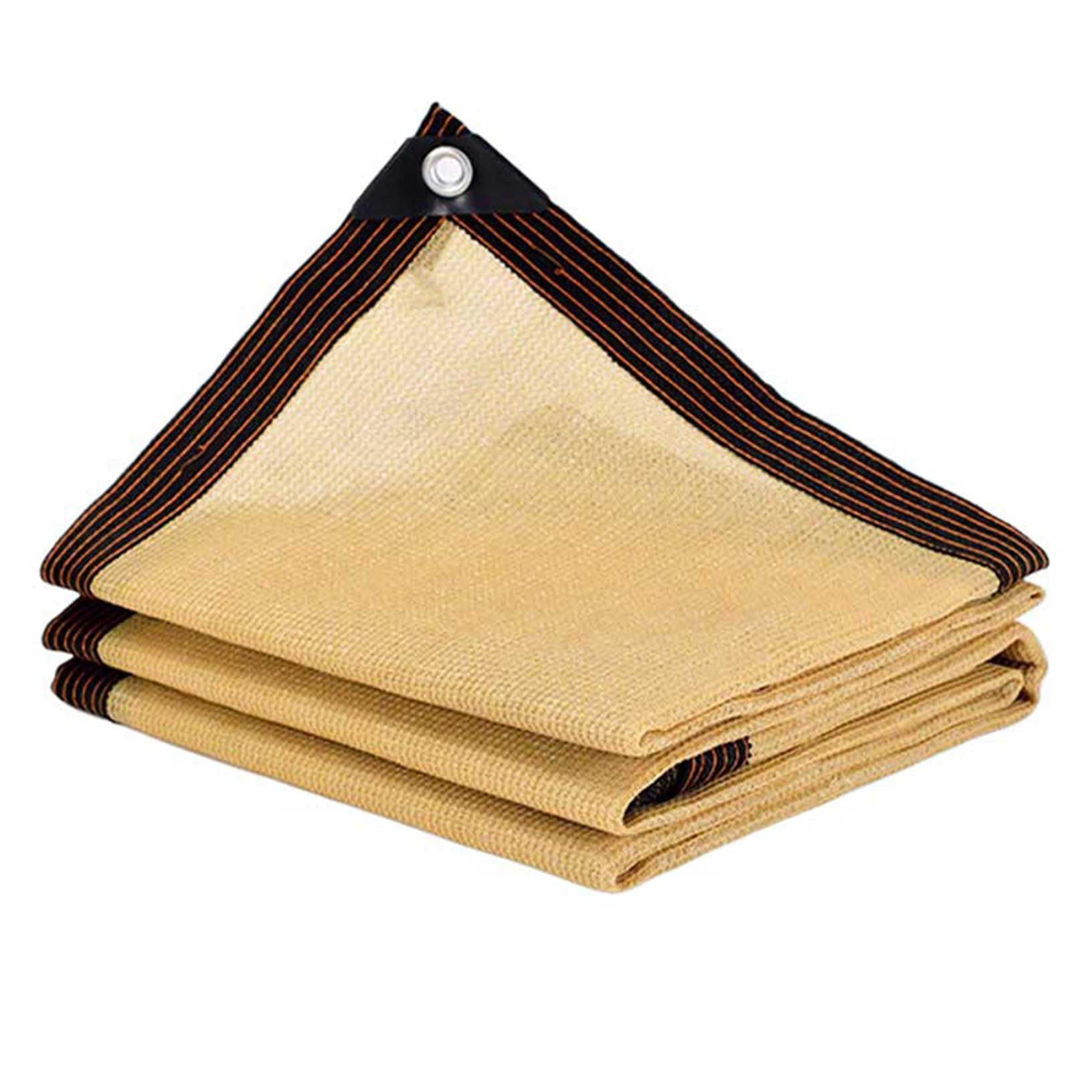 Red de Sombra 100 x 1000 cm con Ojales 85% Protección Solar Toldo Vela de Sombra Transpirable, Resistente Viento para Invernadero, Jardín, Granero, Exterior, Amarillo