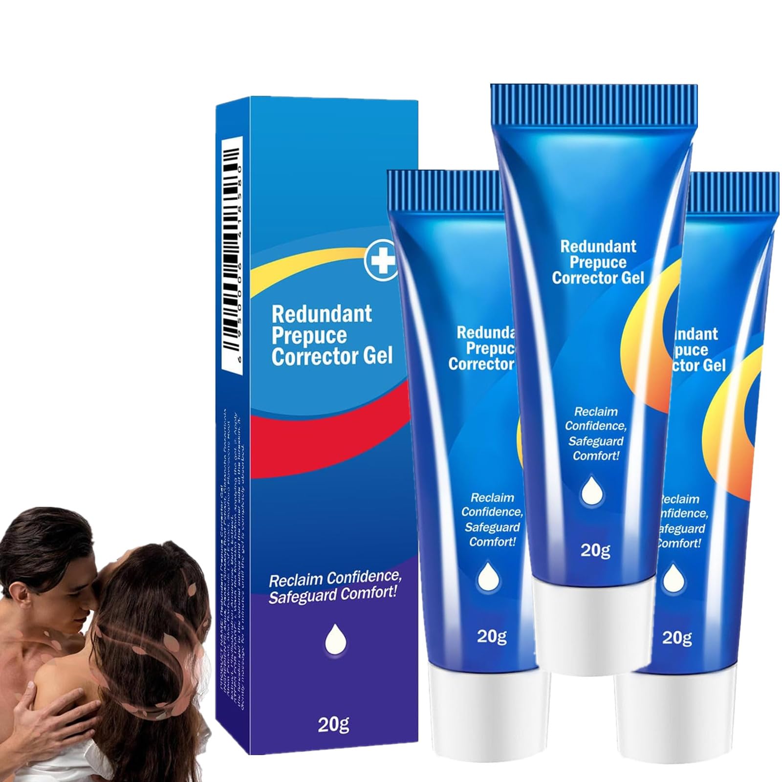 Phimosis Correction Gel, Phimosis Cream For Adults, Bruteco Redundant Prepuce Corrector Gel, Natural Ingredients Phimosis Foreskin Correction Gel, Correction Gel For Excessive Foreskin (3PCS)