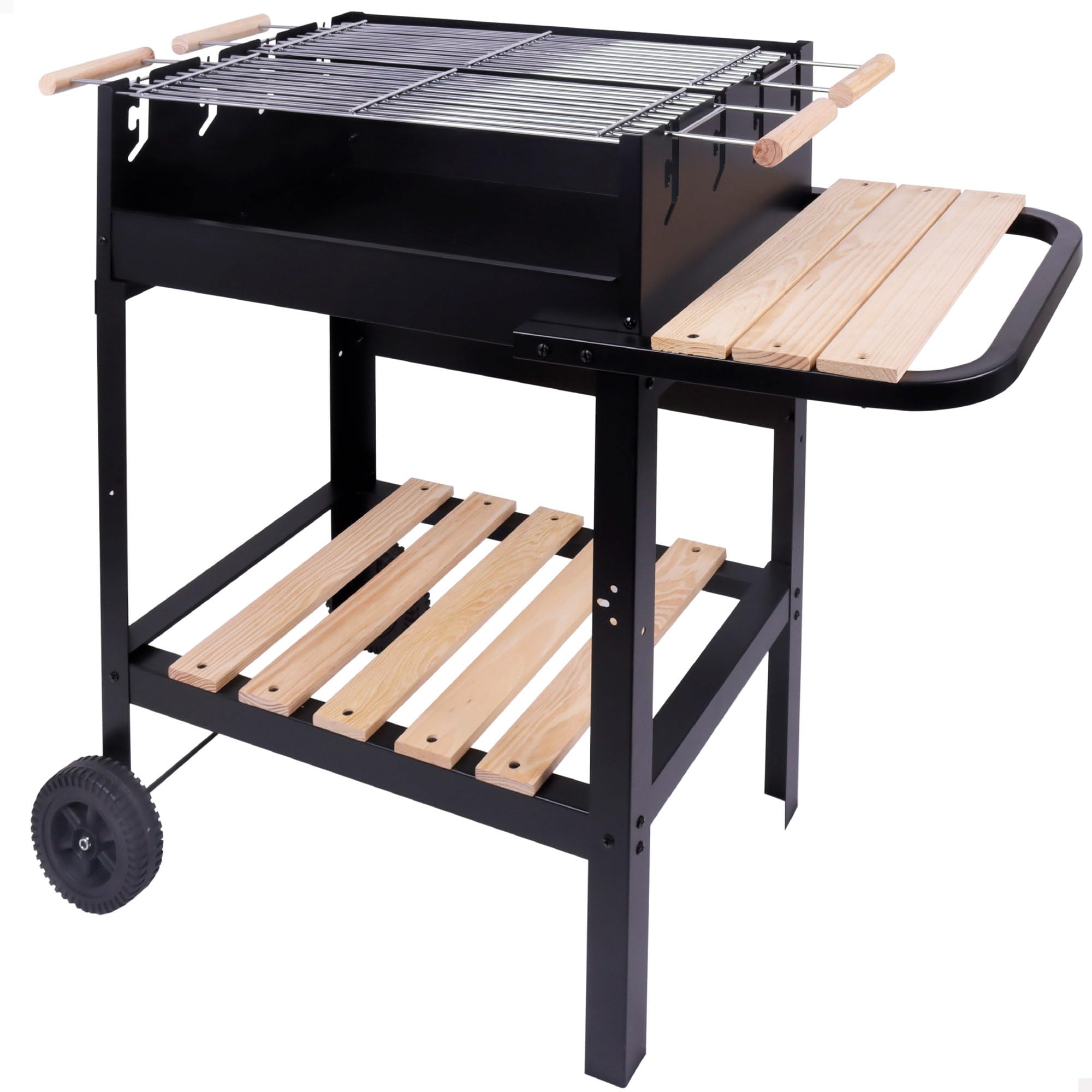 Barbecue au charbon de bois portable Aktive double grill