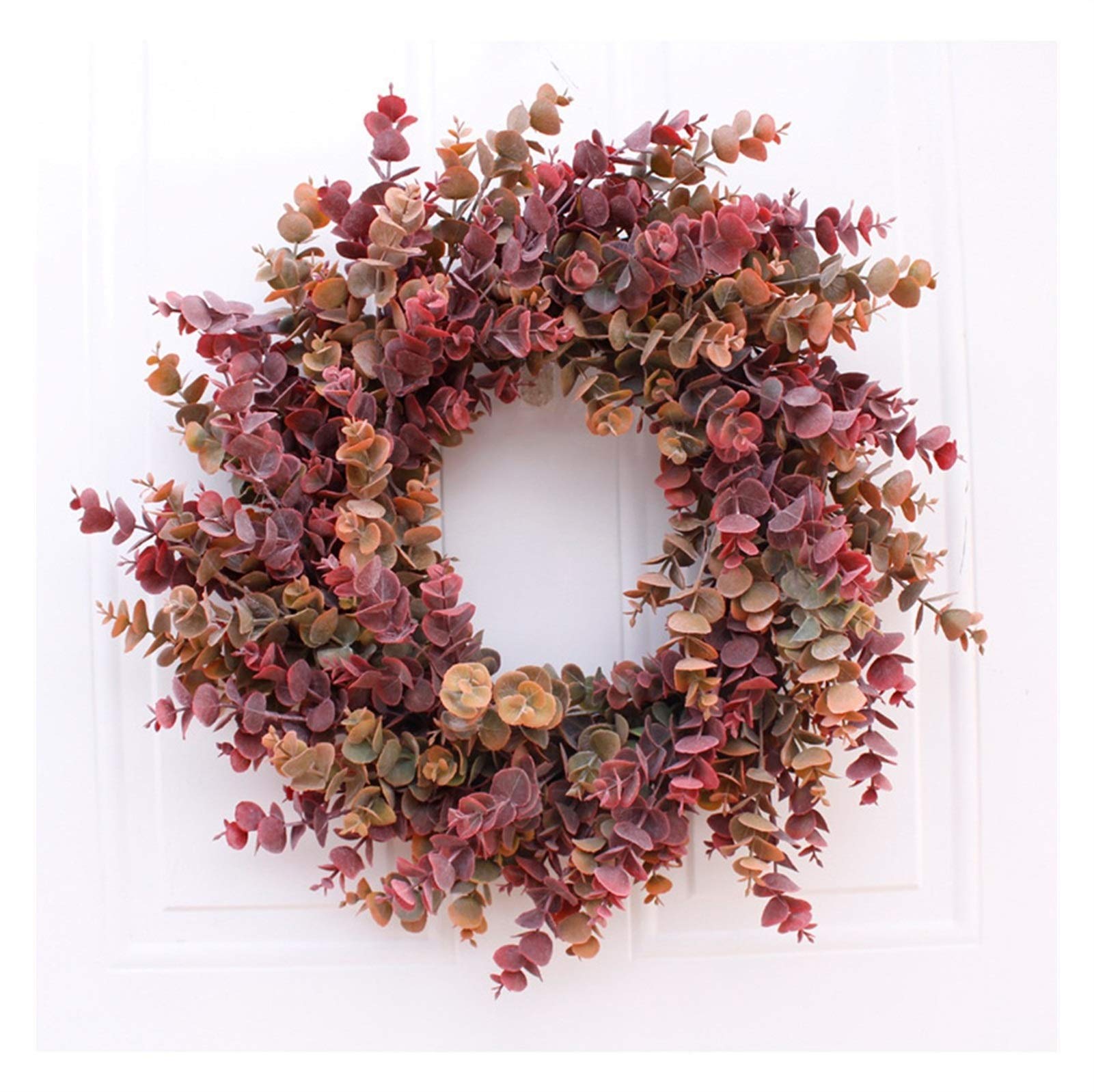 Guirlande de Noël en eucalyptus multicolore 46cm pour embellir facilement vos murs vides