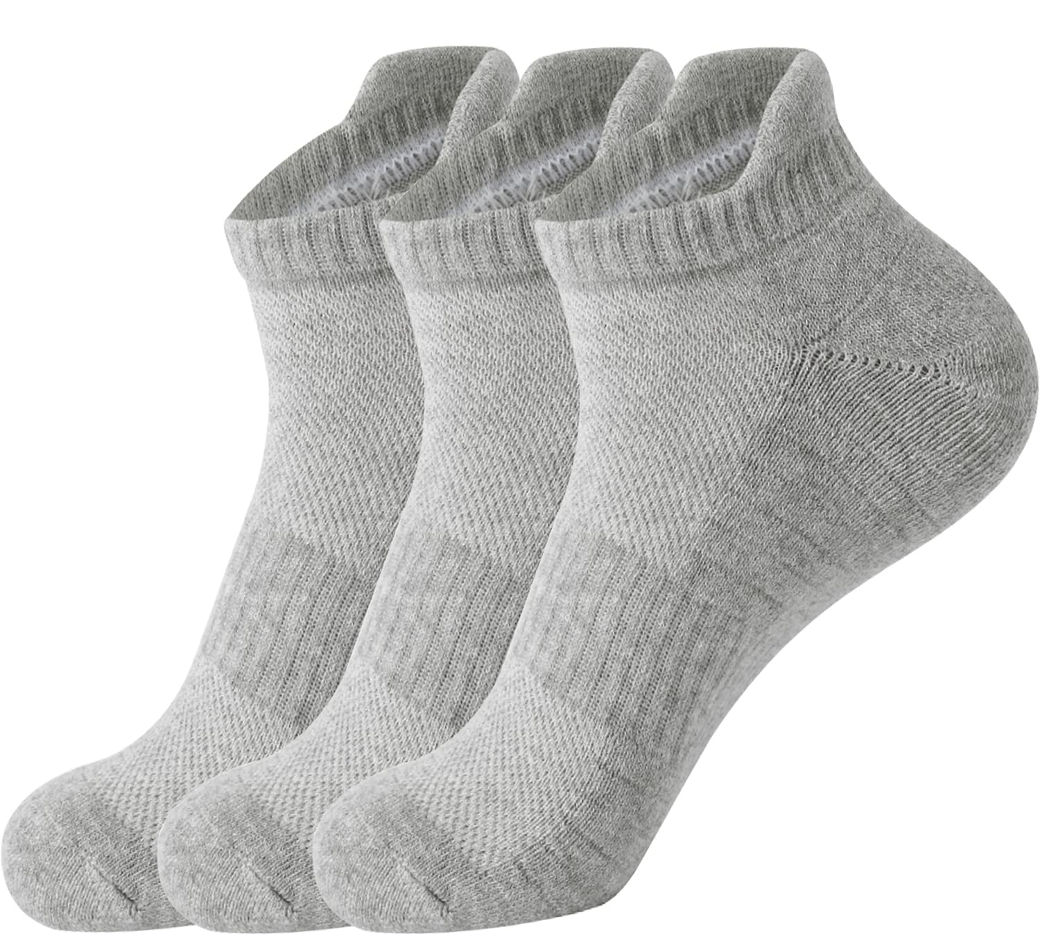 Galsang Calcetines de tobillo para mujer, atléticos, para correr, no se ven, acolchados, transpirables, con pestañas, 5-10#B1071