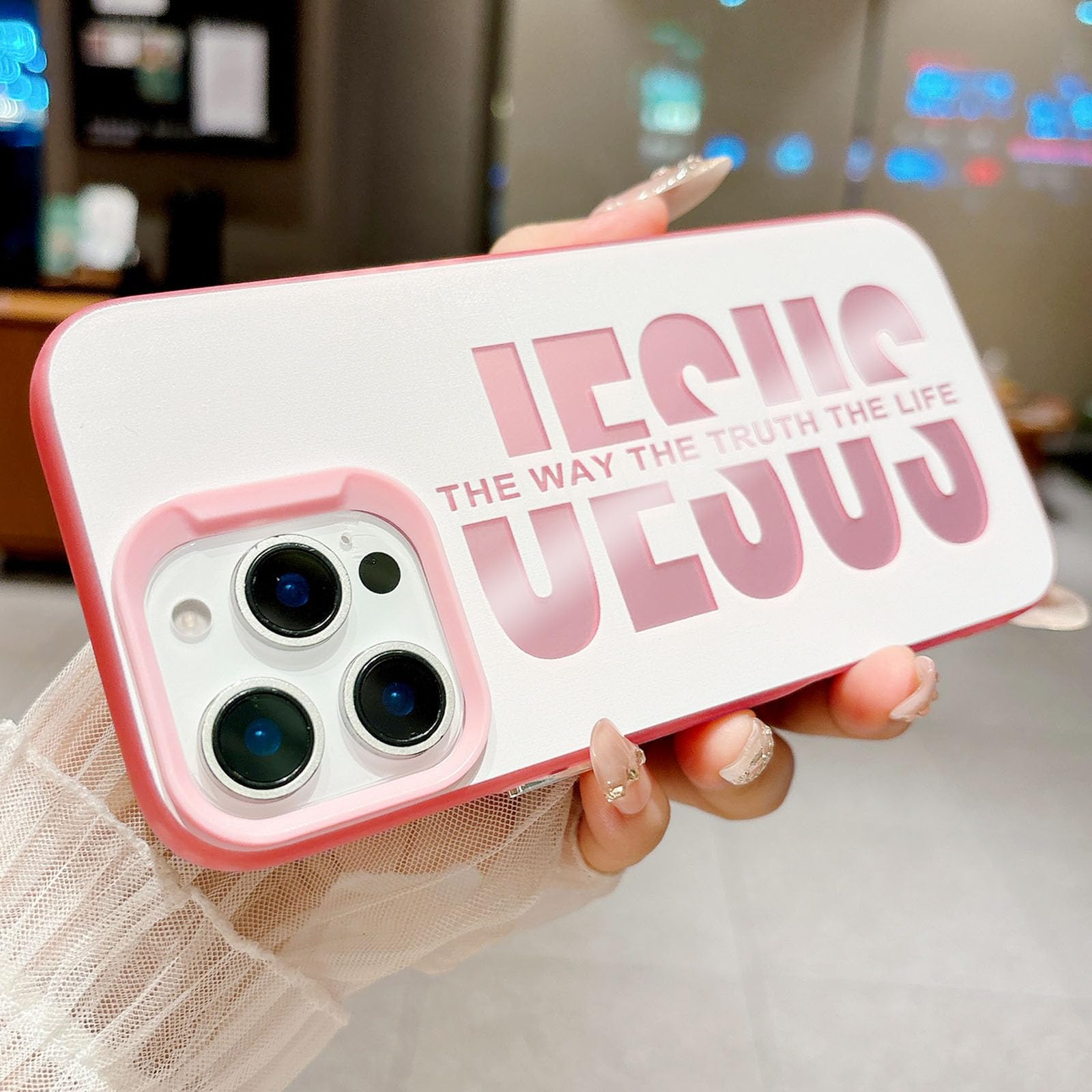 Coque iPhone 16 Pro Jésus Christ antichoc mate et robuste - 8
