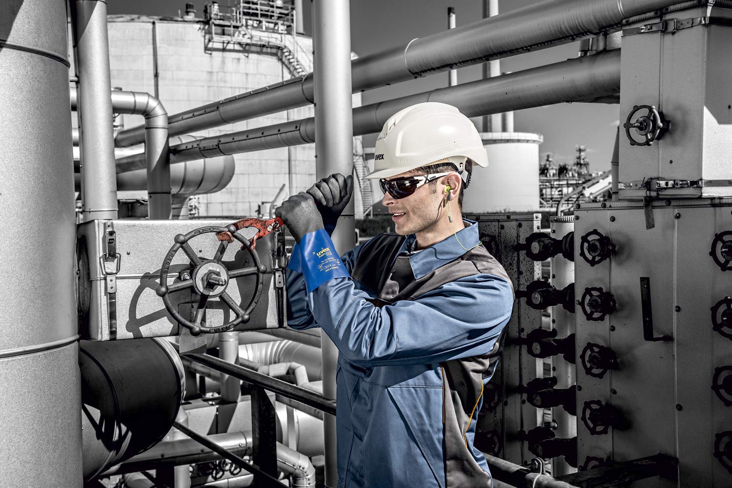 Uvex Pheos cx2 okulary ochronne - Supravision Excellence - bia?e
