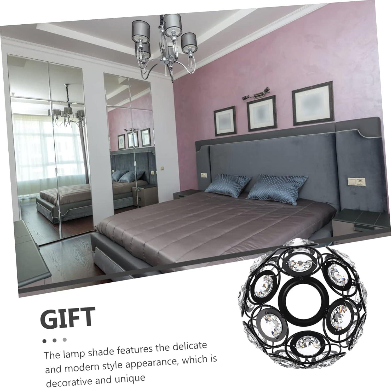 Ciieeo Lamp Shade Delicate Light Shade for Unique Lighting Decor Hanging Lampshade Softens Brightness Creates Warm Atmosphere for