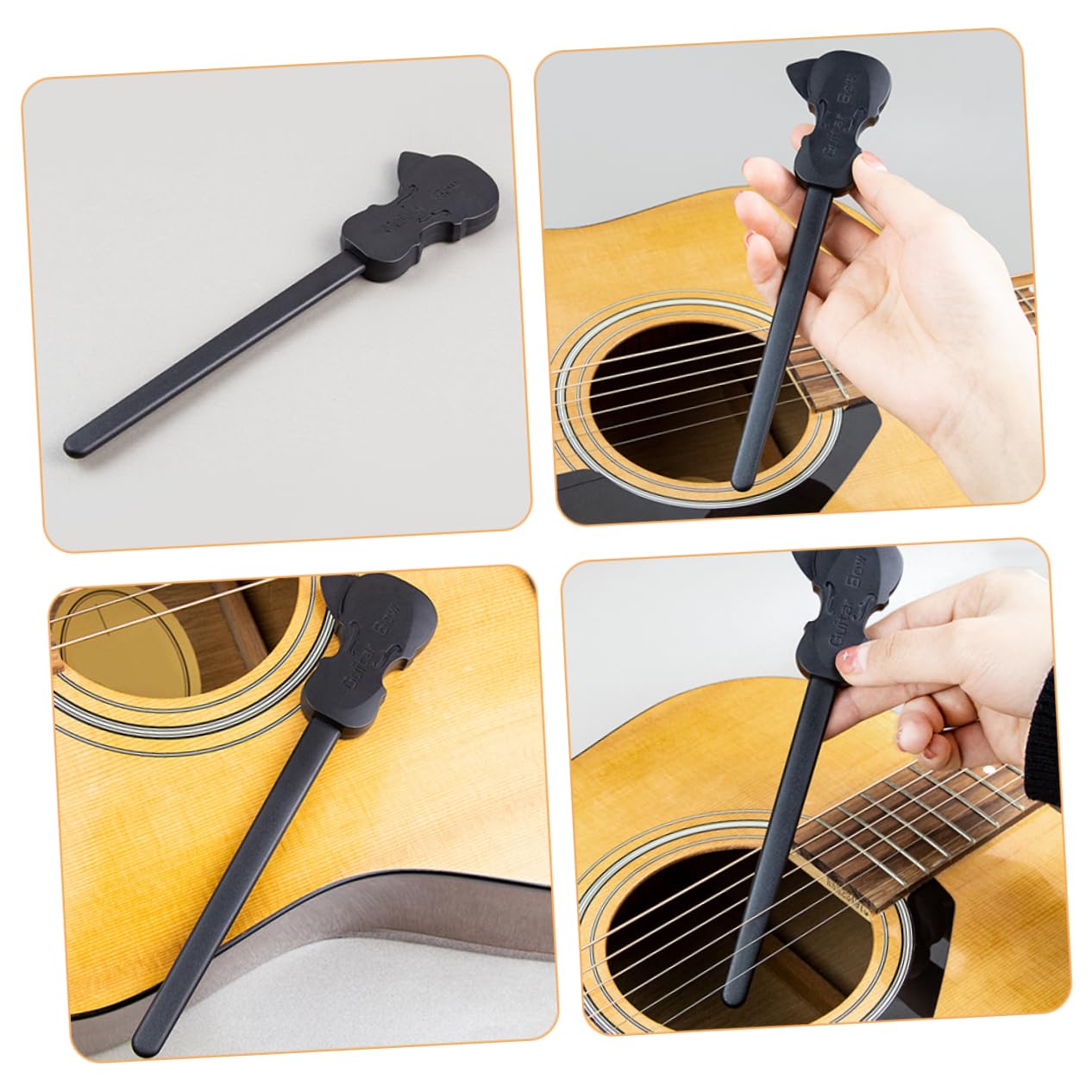 Toyvian 4 de Guitarra para Guitarristas Acústicos. Accesorio Versátil para Afinar Guitarras.
