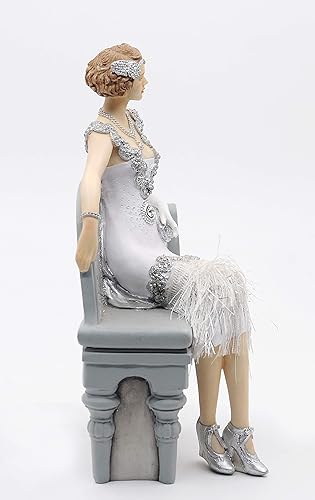 Miniatura 3 de Comfy Hour Lady Elegance Lady Collection - Figura de estilo victoriano glamoroso (dama sentada en el sofá silla)