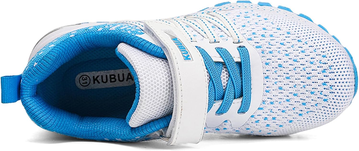 KUBUA Kids Sneakers for Boys Girls Running Tennis Shoes Lightweight Breathable Sport Athletic - Image 3