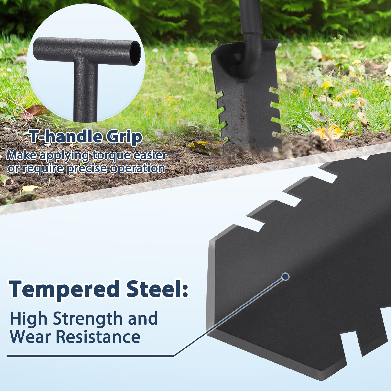 Metal Detecting Shovel - Root Slayer for Gardening -3