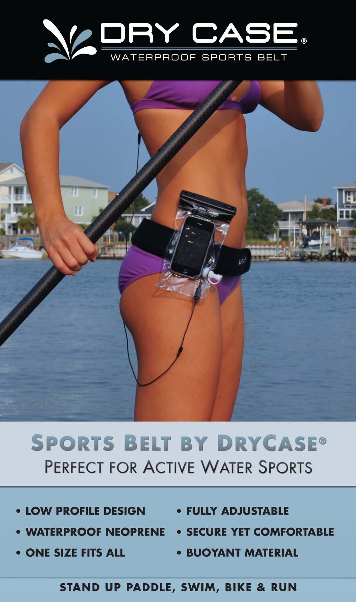 DryCASE Waterproof Neoprene Sports Belt (SB-14)