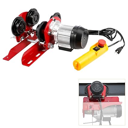 BEAMNOVA Electric Beam Trolley for Power Hoist 1 Ton Capacity