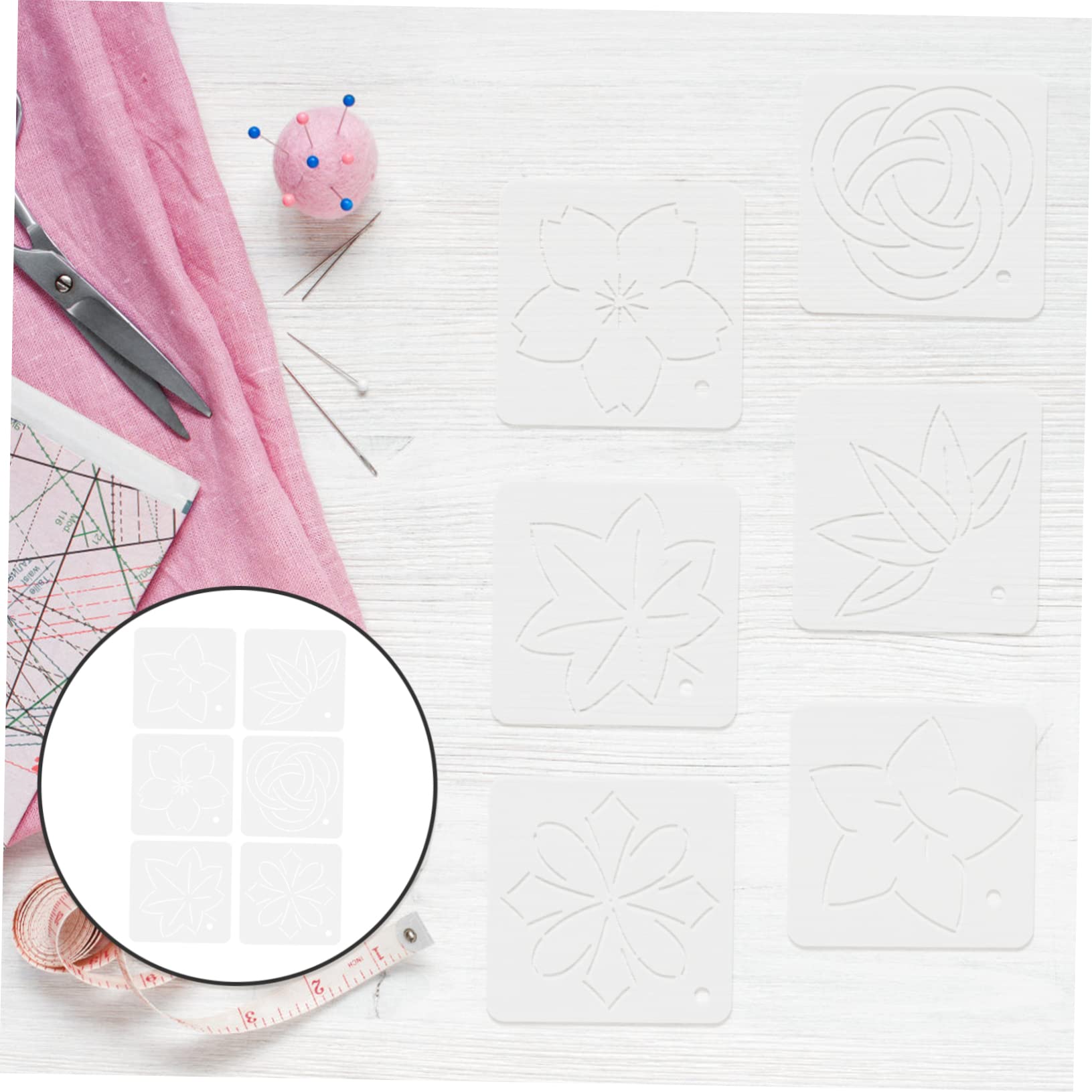 Operitacx 30 Piezas Tablero De Calco Acolchado Reglas Para Coser y Acolchar Herramienta De Costura Patchwork Plantilla De Costura De Ropa Plantilla De Bordado Accesorios De Costura Acrílico