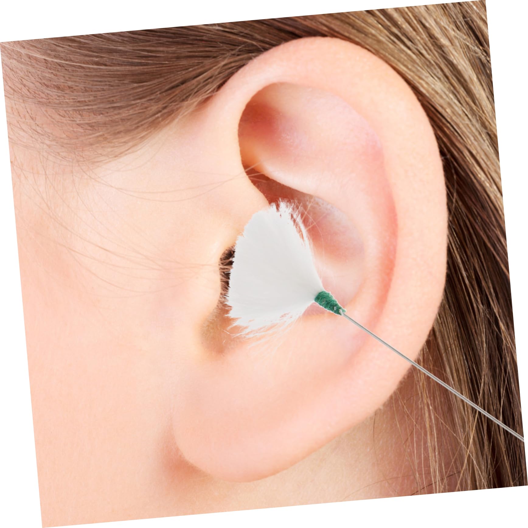 PACKOVE Ear Cleaning Sticks Pcs Set Ear Wick Wax Picker Scraping Tool Made of Metal Goose Random