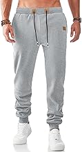 JMIERR Jogginghose Herren WarmeTrainingshose Sporthose Lange Klassische Fitness Jogger mit Taschen Winter