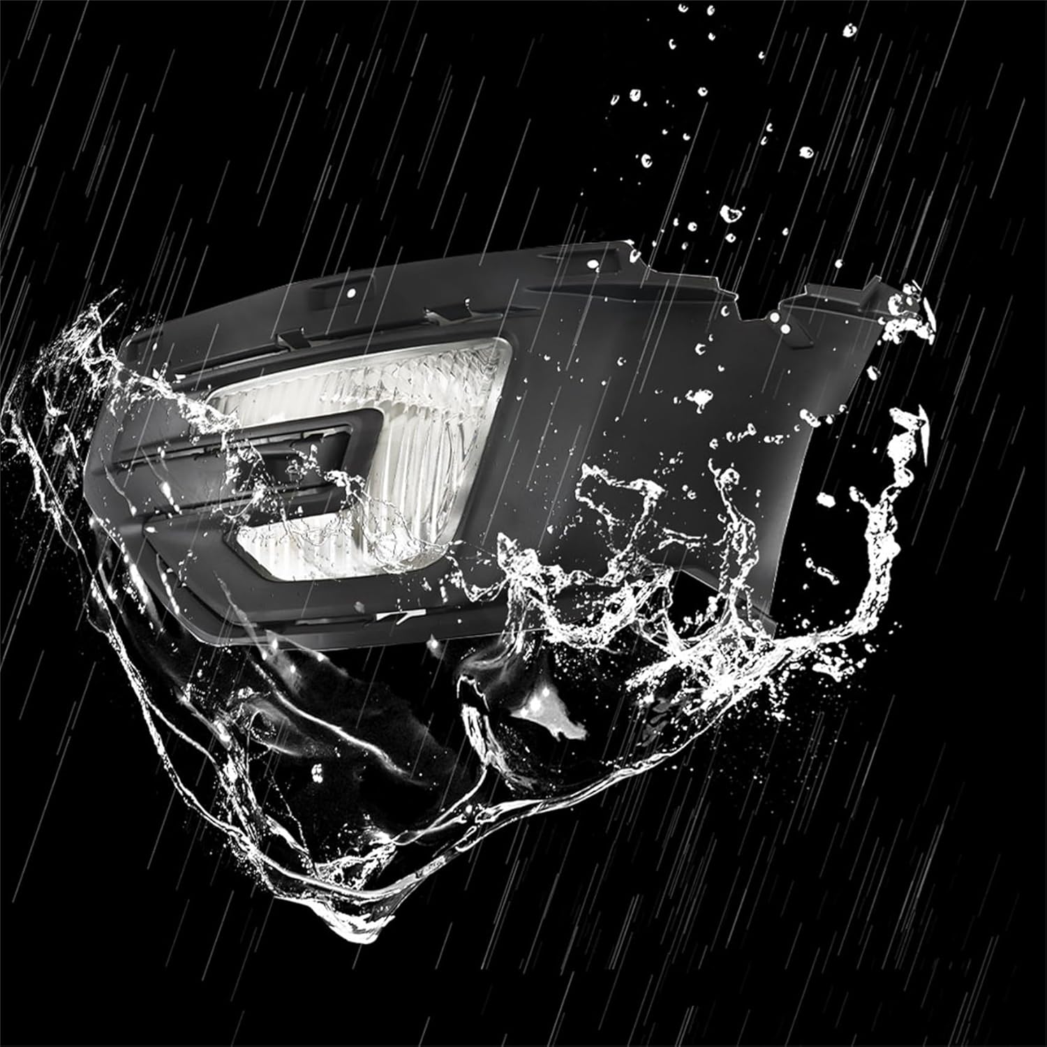 Silscvtt Left Driver Side Front Halogen Fog Lights Assembly Replacement for Explorer 2016-2017 Fog Driving Light W/Bezel FB5Z15201G