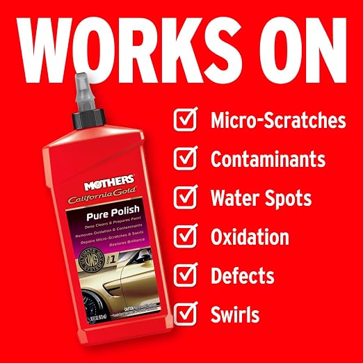 Mothers California Gold Pure Polish, 1 gal. — Ultimate Wax System Step 1 miniatura 5