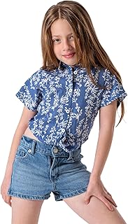 بلوزة مشجرة للبنات الصغيرات من نينوس