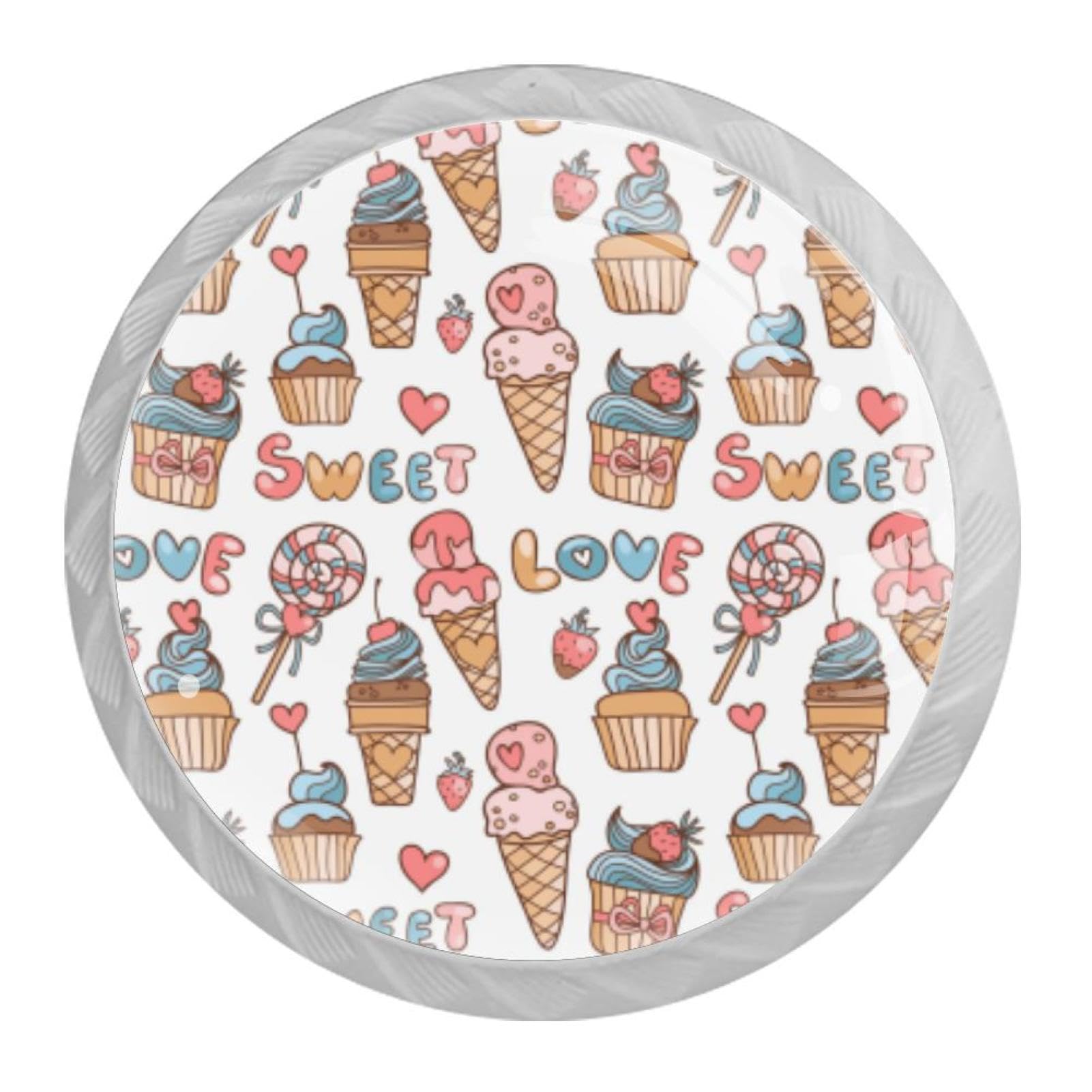 Tqmspg Multi Ice Cream And Cakes Pattern
