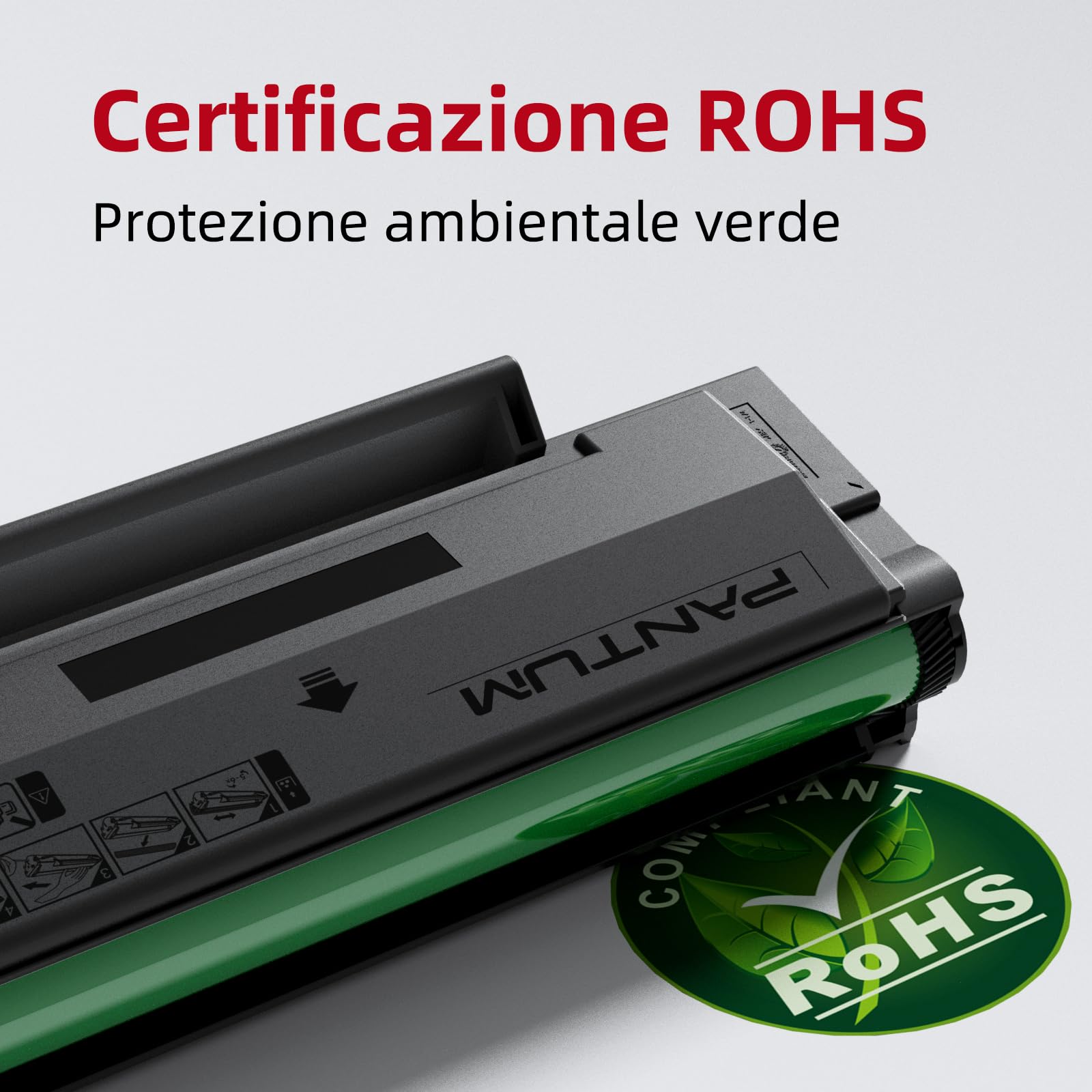 Toner Compatibile SavFinto PA-210 Per Stampanti Pantum P2500W, M6500NW, M6600NW E Altre – Resa 1600 Pagine, Nero Con Chip