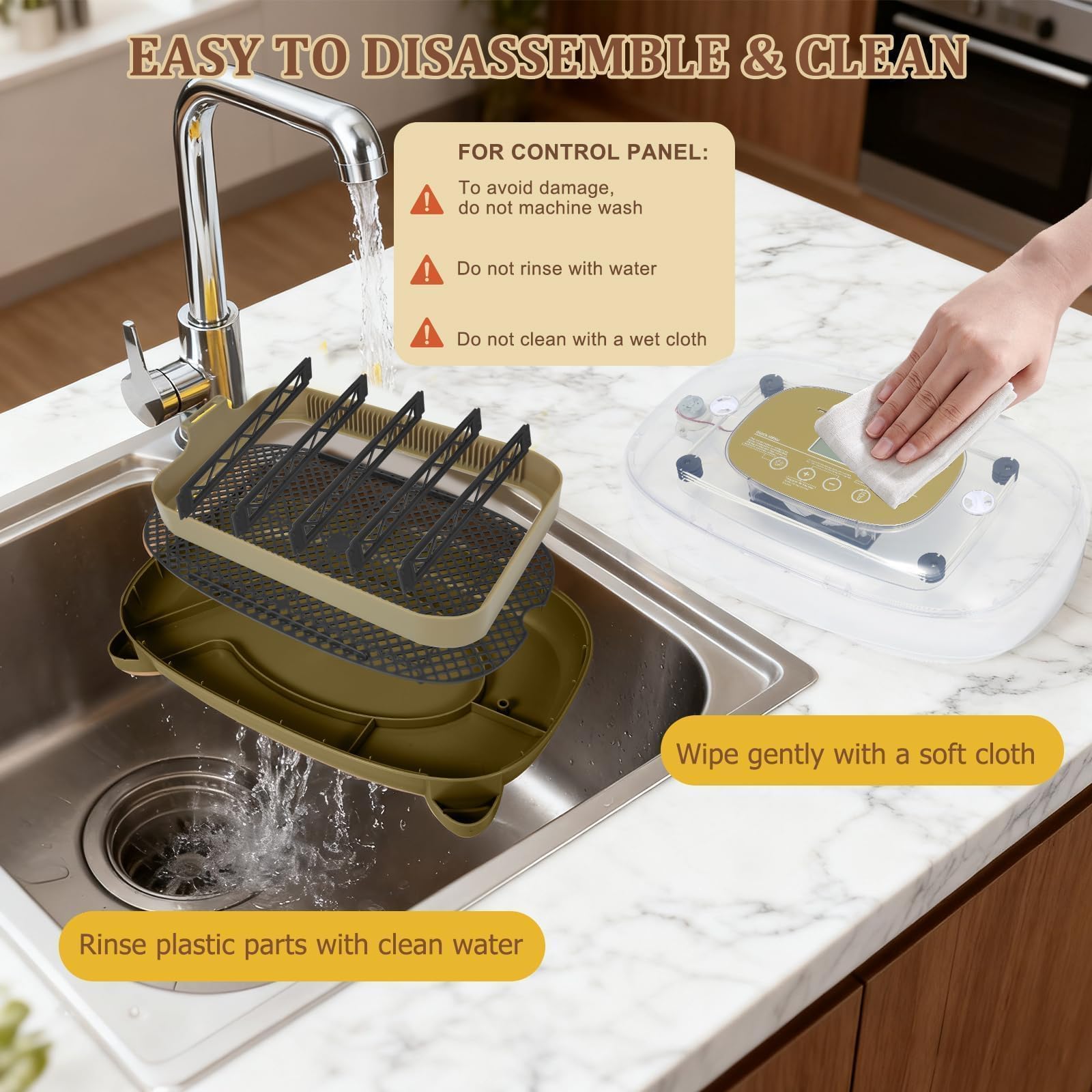 Incubadora de 24 huevos para incubar con girador automático, control inteligente de temperatura y humedad, visualización de 360°, vela de huevo, recarga de agua automática, ideal para pollo, pato